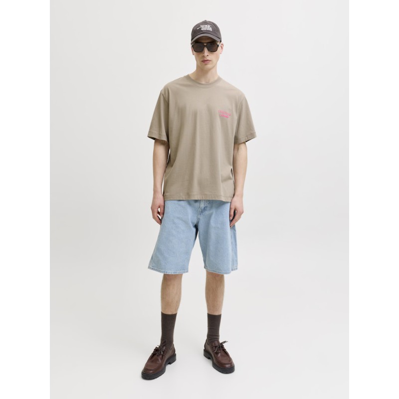 JACK & JONES Norrebro Typo T-shirt - Vintage Khaki