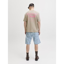 JACK & JONES Norrebro Typo T-shirt - Vintage Khaki