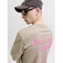 JACK & JONES Norrebro Typo T-shirt - Vintage Khaki