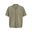 JACK & JONES Bradley kortærmet stribet skjorte - Vetiver