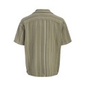 JACK & JONES Bradley kortærmet stribet skjorte - Vetiver