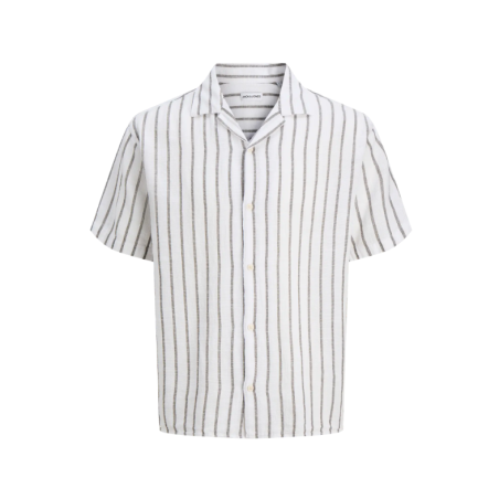 JACK & JONES Liam kortærmet resort skjorte - Dusty Olive