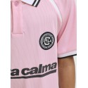JACK & JONES Junior Club Ribbede S/S Løs Football Polo - Sweet Lilac