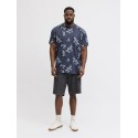 JACK & JONES PLUS Montauk kortærmet t-shirt - Odyssey Gray