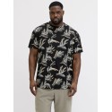 JACK & JONES PLUS Montauk kortærmet t-shirt - Black