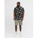 JACK & JONES PLUS Montauk kortærmet t-shirt - Black