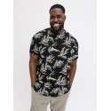 JACK & JONES PLUS Montauk kortærmet t-shirt - Black