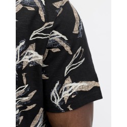 JACK & JONES PLUS Montauk kortærmet t-shirt - Black