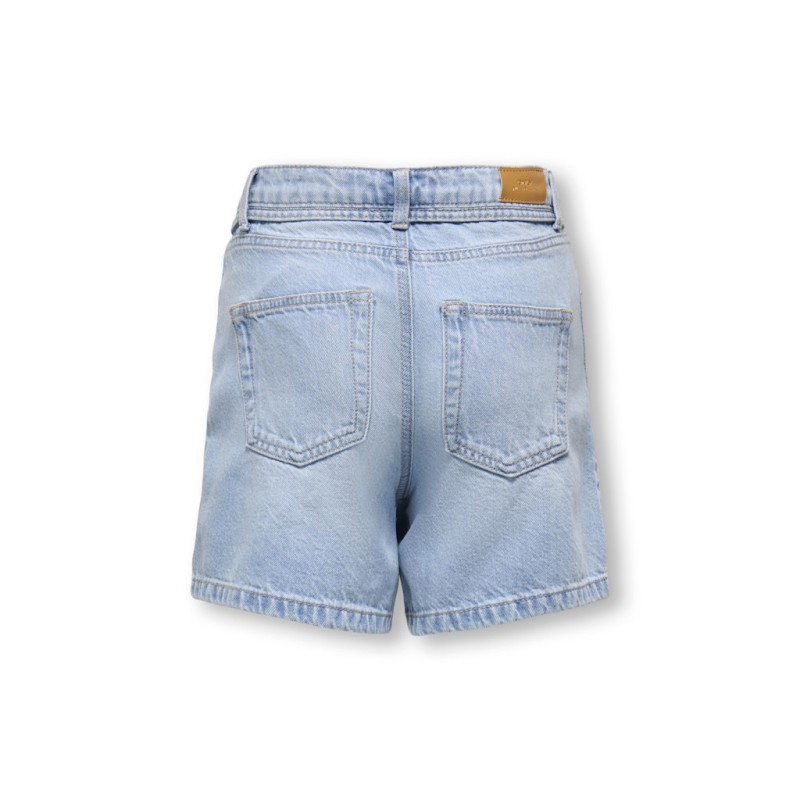 KIDS ONLY Gianna Bælte Shorts - Light Blue Denim