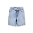 KIDS ONLY Gianna Bælte Shorts - Light Blue Denim