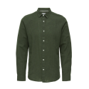 ONLY & SONS Caiden Hør Skjorte - Kambaba