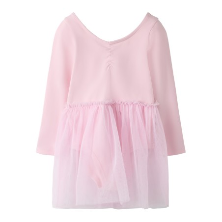 NAME IT Mini Daisy Langærmet Slim Kjole - Romance Rose