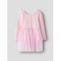 NAME IT Mini Daisy Langærmet Slim Kjole - Romance Rose