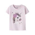 NAME IT Mini Jalisara Kortærmet Top - Cradle Pink