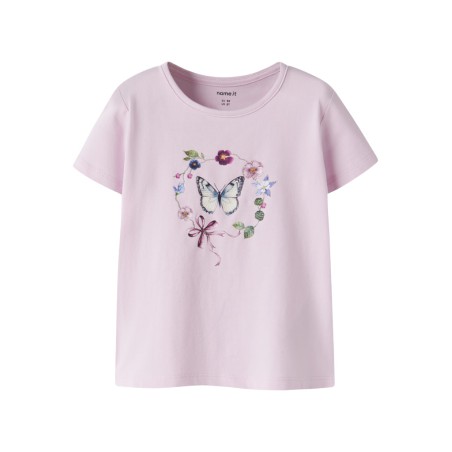 NAME IT Mini Falcana Kortærmet Top - Pirouette