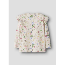 NAME IT Mini Flaca Langærmet Top - Peyote Melange