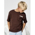 NAME IT KIDS Holle kortærmet t-shirt - Chestnut