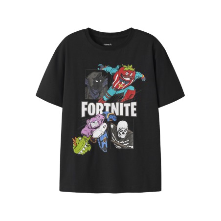 NAME IT KIDS Ambrose Fortnite kortærmet t-shirt - Black