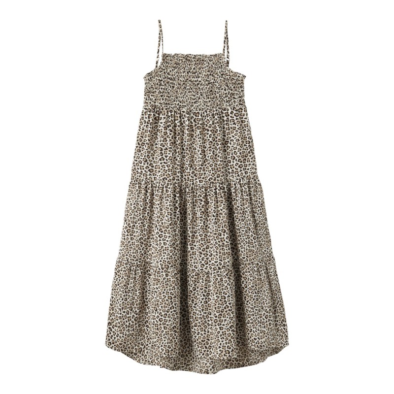 NAME IT KIDS Vinaya Strap Maxi Kjole - Turtledove