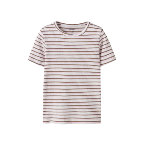 NAME IT KIDS Hasita kortærmet t-shirt - Pink drink