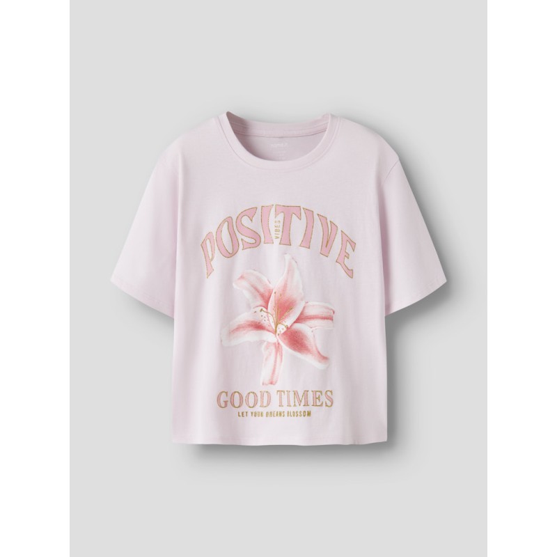 NAME IT KIDS Hadia kortærmet t-shirt - Cradle Pink