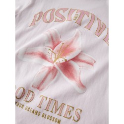 NAME IT KIDS Hadia kortærmet t-shirt - Cradle Pink