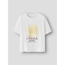 NAME IT KIDS Hadia kortærmet t-shirt - Bright White