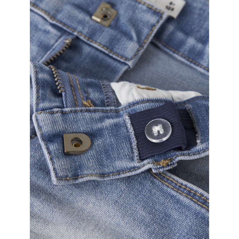 NAME IT KIDS Salli Slim Denim shorts - Medium Blue Denim