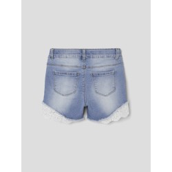 NAME IT KIDS Salli Slim Denim shorts - Medium Blue Denim