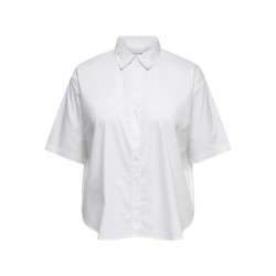 ONLY CARMAKOMA Bersa 274 Ærme Skjorte - Bright White