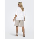 ONLY CARMAKOMA Bersa 274 Ærme Skjorte - Bright White