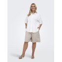 ONLY CARMAKOMA Bersa 274 Ærme Skjorte - Bright White