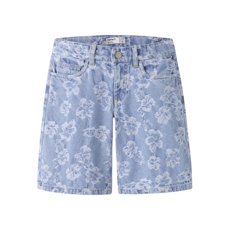 NAME IT KIDS Rose Jacq Shorts - Light Blue Denim
