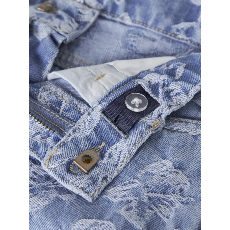 NAME IT KIDS Rose Jacq Shorts - Light Blue Denim
