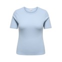ONLY CARMAKOMA Val Kortærmet T-shirt - Soft Chambray