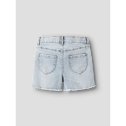 NAME IT KIDS Rose mom denim shorts - Light Blue Bleached