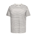 ONLY CARMAKOMA Bloom Kortærmet Regular T-shirt - Cloud Dancer