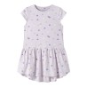 NAME IT MINI Vigga Capsl Kjole - Lavender Fog Colorful Hearts