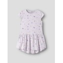 NAME IT MINI Vigga Capsl Kjole - Lavender Fog Colorful Hearts