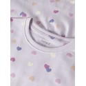 NAME IT MINI Vigga Capsl Kjole - Lavender Fog Colorful Hearts