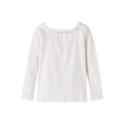 NAME IT KIDS Forta langærmet slim bluse - Cradle Pink