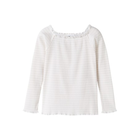 NAME IT KIDS Forta langærmet slim bluse - Cradle Pink