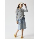 NAME IT KIDS Forta langærmet slim bluse - Navy Blazer