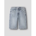 NAME IT KIDS Ryan Bermuda denim shorts - Light Blue Bleached Denim