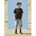 NAME IT KIDS Ryan Bermuda denim shorts - Light Blue Bleached Denim