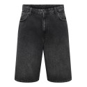 ONLY & SONS Carl Ballon Denim Shorts - Washed Black