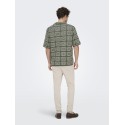 ONLY & SONS Bart Relaxed Strik Skjorte - Castor Gray
