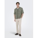 ONLY & SONS Bart Relaxed Strik Skjorte - Castor Gray