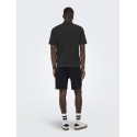 ONLY & SONS Moon Regular S/S Strik Polo - Sort