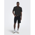 ONLY & SONS Moon Regular S/S Strik Polo - Sort